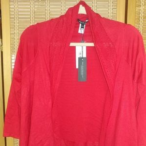 Cable & gauge cardigan, medium NWT